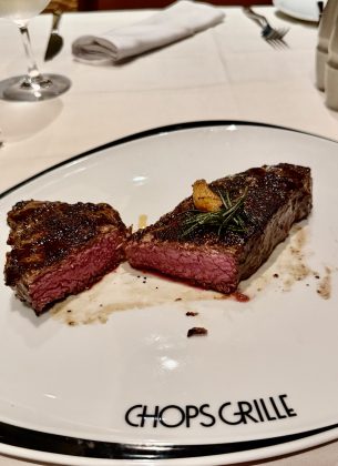 Enchantment | Chops Grille | 12 ounce NY Strip Steak